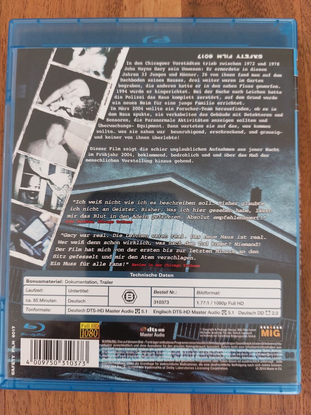 Tutti i DVDs: Blu Ray - Paranormal Investigations 2 – Usato da Rheinfelden venduto da FilmAuktion 1