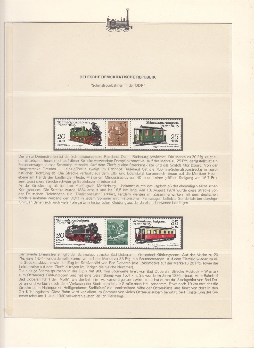 Tous les timbres: Alte Lokomotiven – D'occasion à Bürglen TG par StampGraf 8