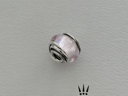 Original Pandora Encircled Pink Murano Glass Charm