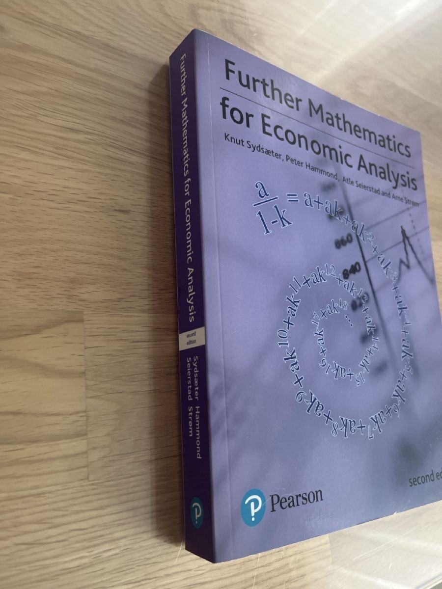 Libri: Buch: Further Mathematics for Economic Analysis, 2. Auflage – Nuovo (secondo la descrizione) da Zug venduto da amolution 2