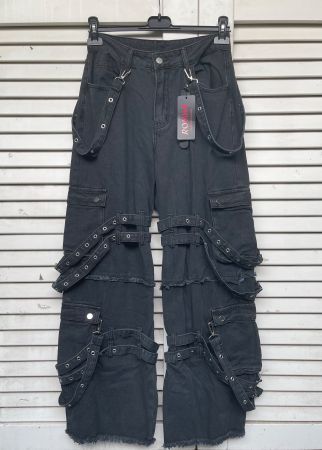 Super tolle Grunge Punk Gothic Techno Baggy Fit Jeans! Neu!