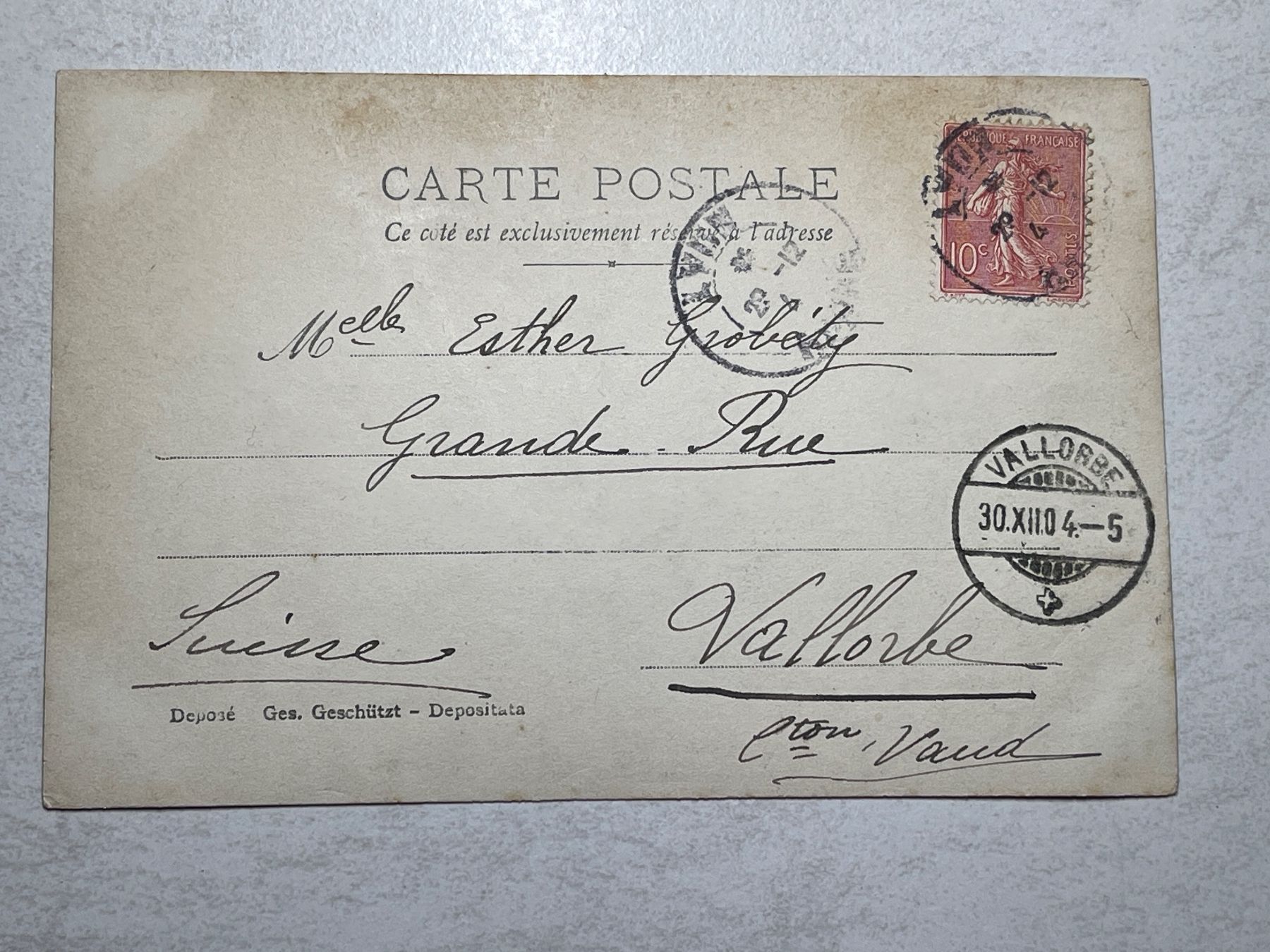 Cartoline postali: Alte Postkarte, – Usato da Strengelbach venduto da Aschatan5 1