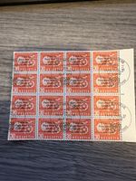 Block Helvetia Briefmarken "Besuch Papst Paul VI" 58