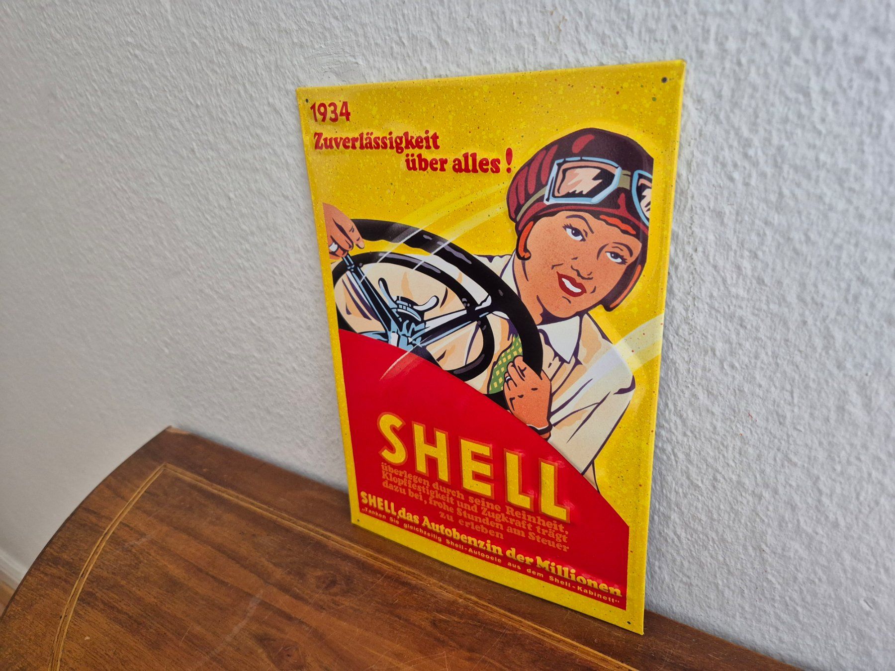 Shell Schilder: Blechschild Shell Tankstelle Tanksäule Blech Schild Reklame – Gebraucht aus Schaffhausen von pfanis09 4