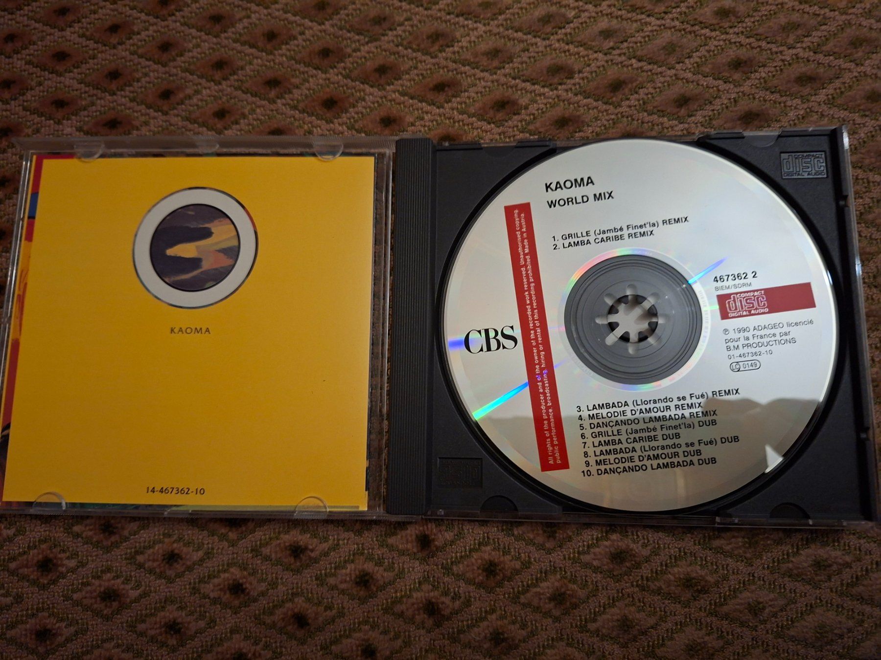 CD: Salsa Samba CD - KAOMA - World Mix - 1990 – Usato da Bernex venduto da Wannabehasbeen01 2