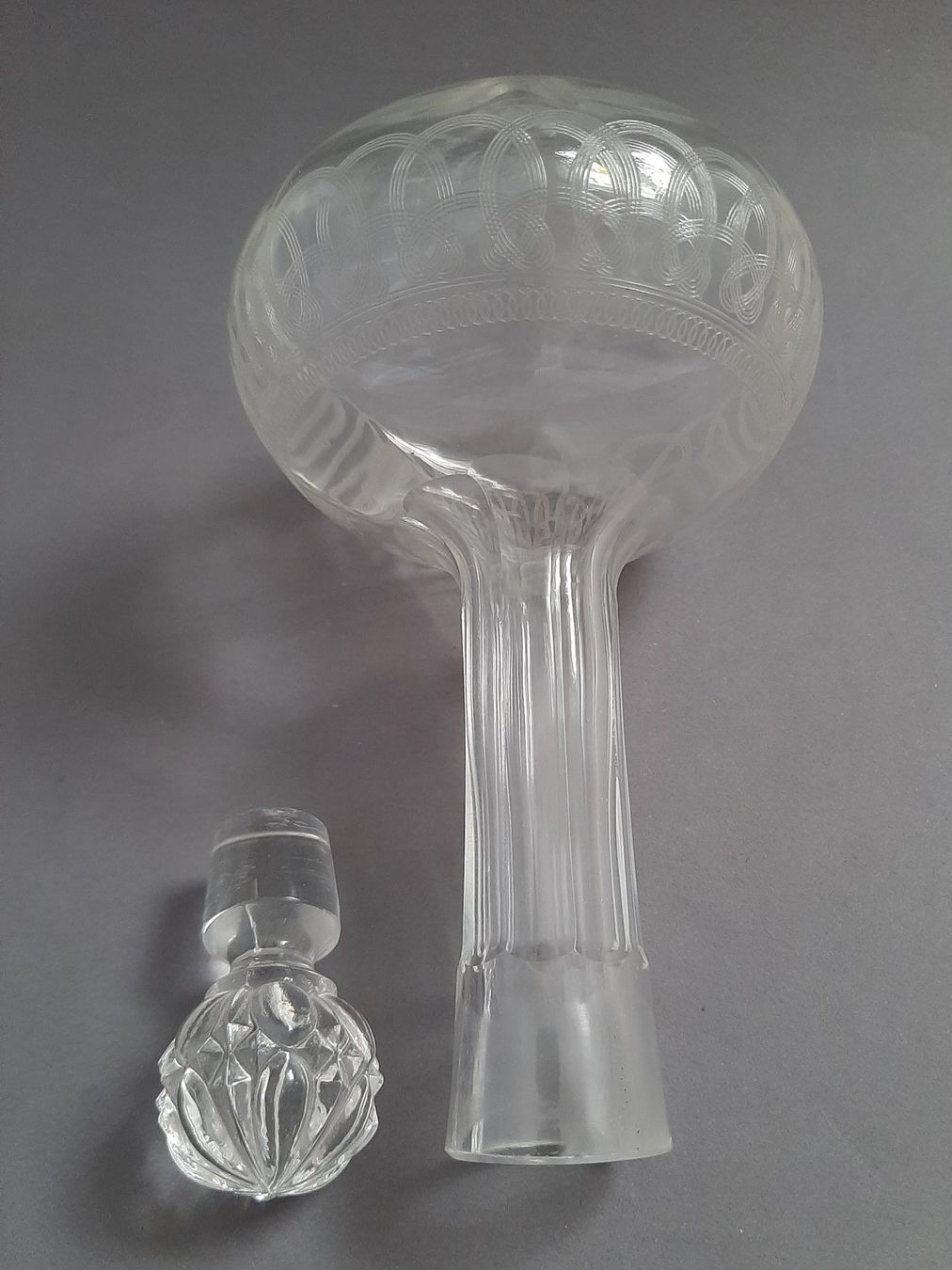 Caraffe: Glaskaraffe mit Stöpsel, vintage – Usato da St. Gallen venduto da mimikrya 1