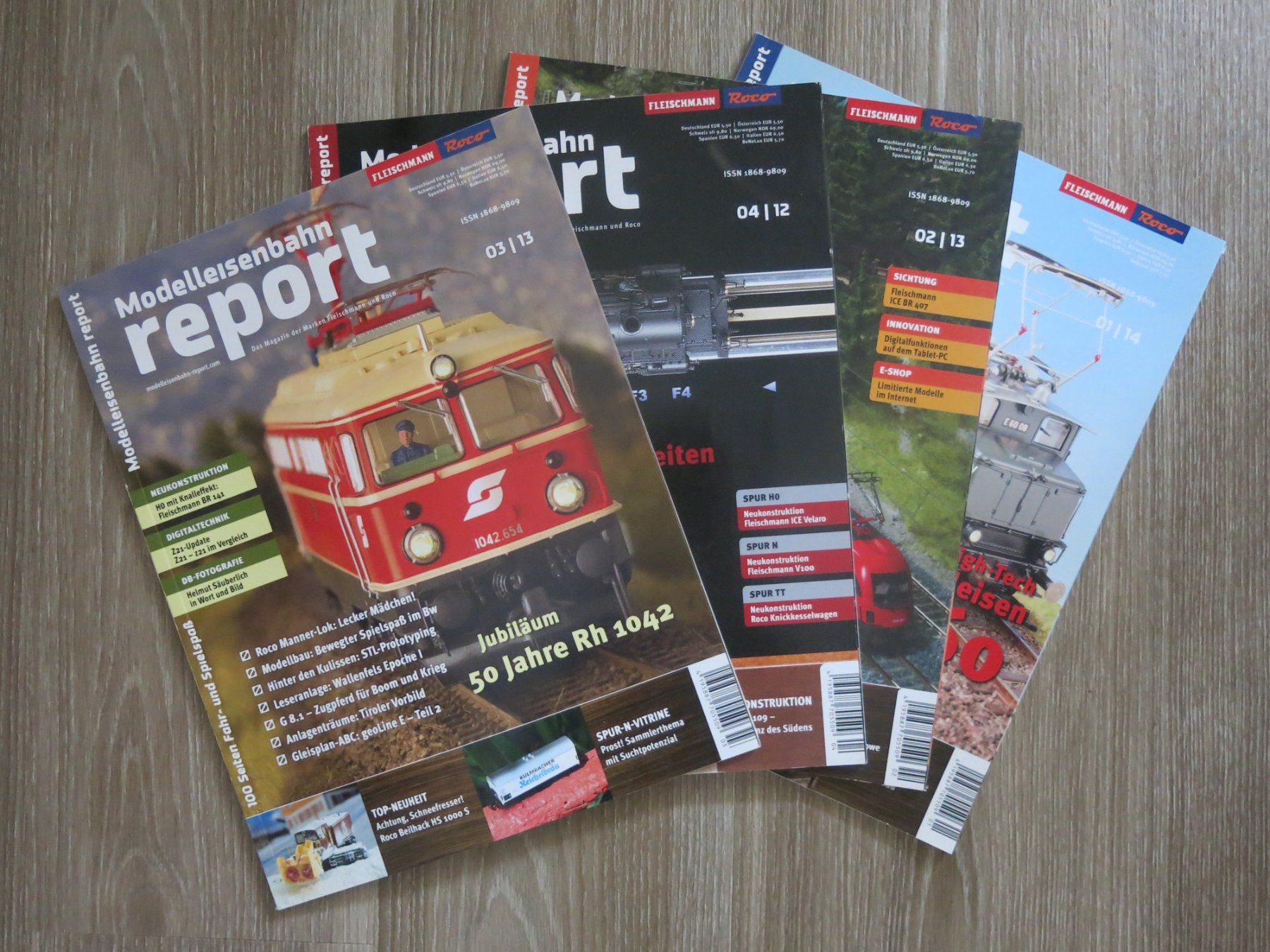 Zeitschriften & Magazine: 4x Modelleisenbahn Report Hefte – Gebraucht aus Birsfelden von myshop