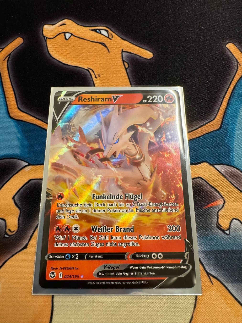 Pokémon Carte collezionabili: Reshiram V (SIT 024) - DE - Silberne Sturmwinde – Nuovo (secondo la descrizione) da Bülach venduto da Pfrenzel