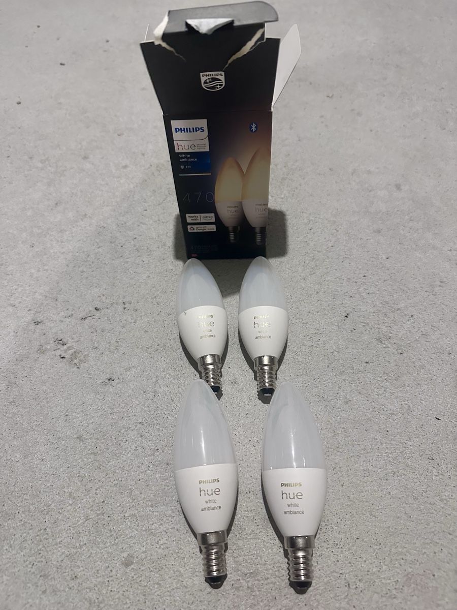 Philips Lampes: 4x Philips Hue White Ambiance E14 470 – D'occasion à Blumenstein par Thunerin_1987