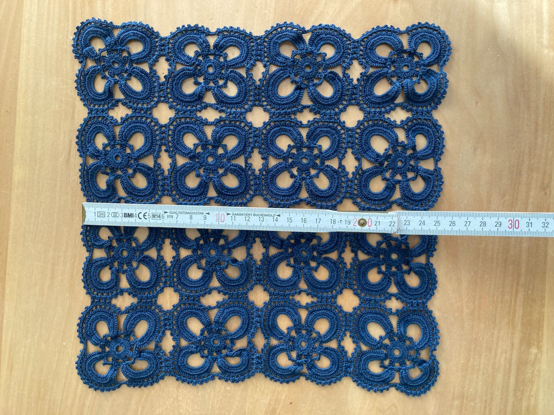 Sottobicchieri: Spitzendeckchen Häkeldeckchen Handarbeit gehäkelt blau – Usato da Subingen venduto da ArtBead 4