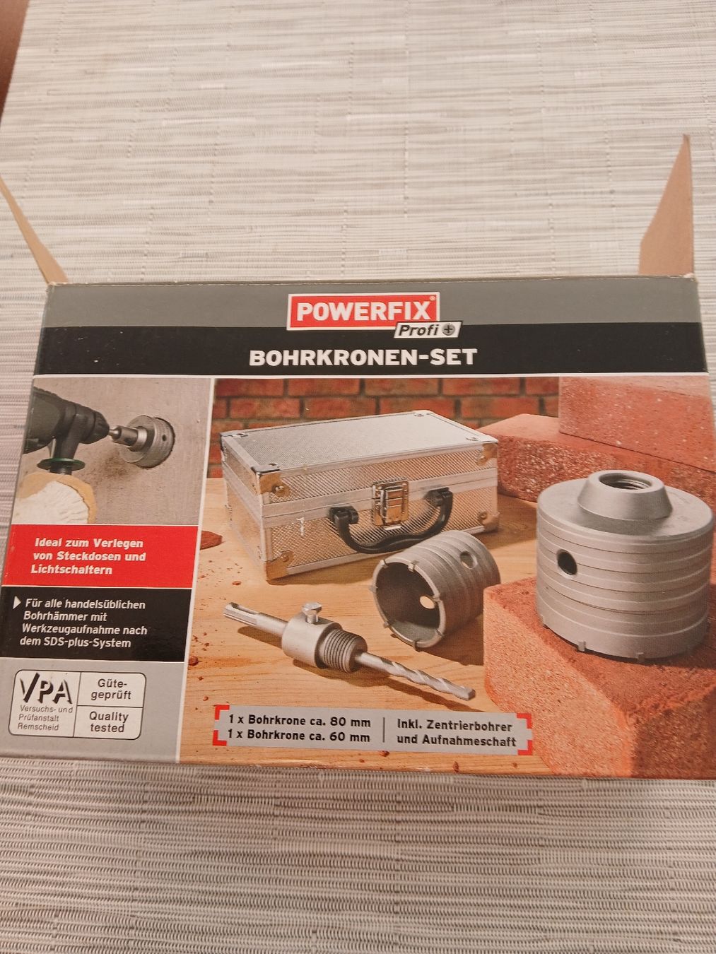 Alle Werkzeuge: Bohrkronen-Set POWERFIX – Gebraucht aus Galgenen von Leila46