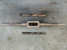 12mm Ahle, Windeisen No.3, 11.7mm Bohrer