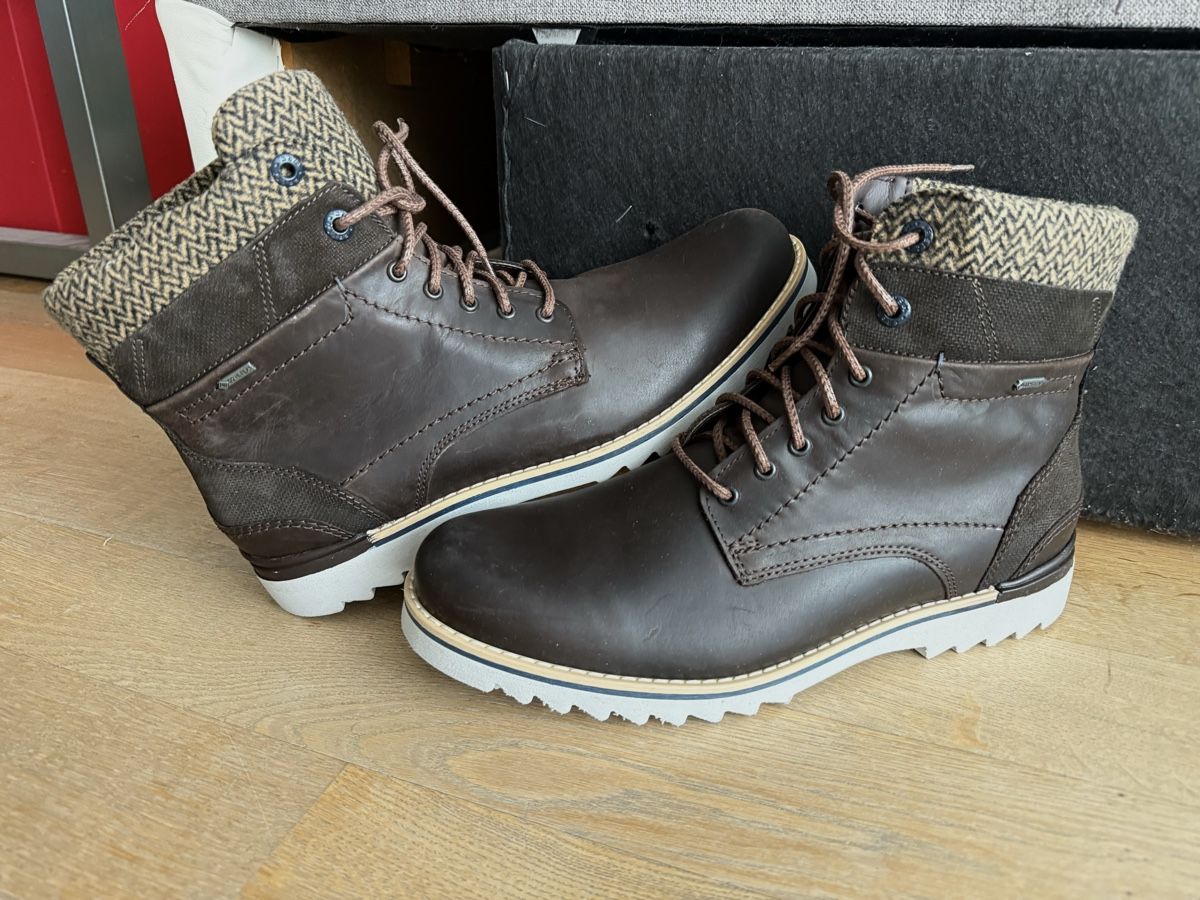 Scarpe da uomo: FRETZ Men Gore-Tex Leder Winter Boots, Gr 45 – Nuovo e nell'imballaggio originale da Reinach AG venduto da innamac