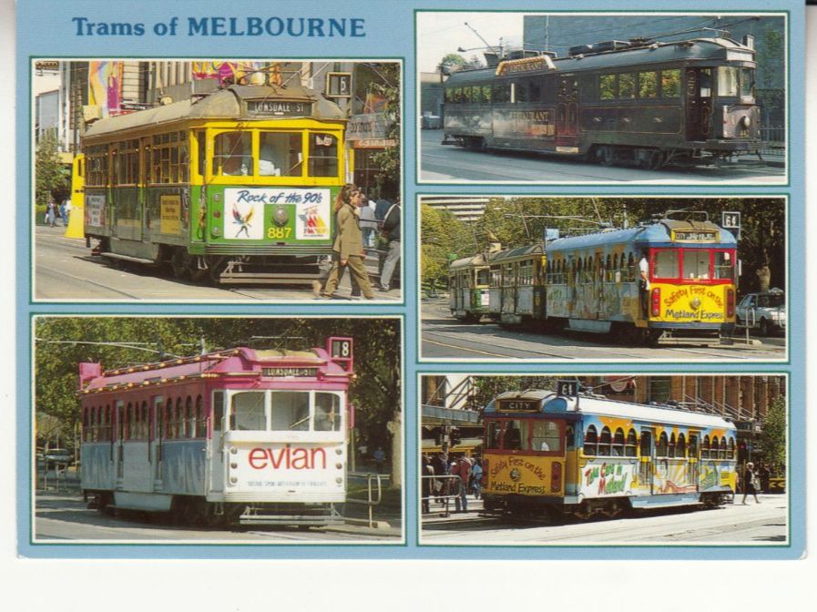 Cartoline postali: Melbourne Tram 1994 – Usato da Bürglen TG venduto da StampGraf