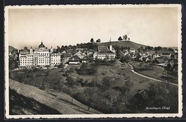 Menzingen /Zug, Teilansicht mit Kirche