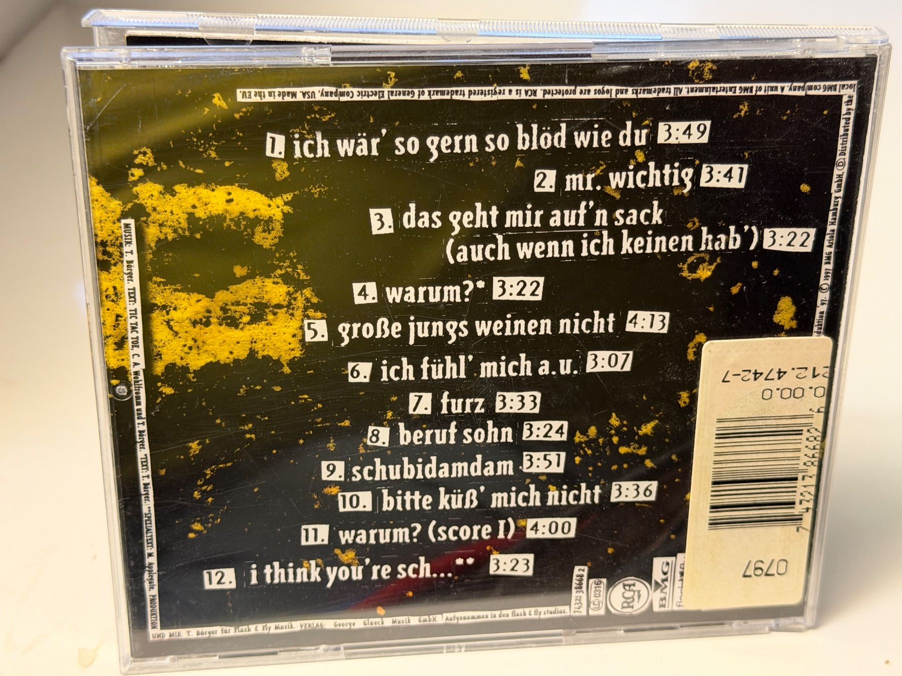 CD: Tic Tac Toe - Klappe Die 2te - SRA04B – Usato da Küsnacht ZH venduto da JazzRecords 1