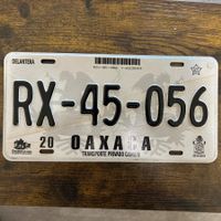 🇲🇽 Mexiko Autoschild - Oaxaca RX-45-056 - ORIGINAL