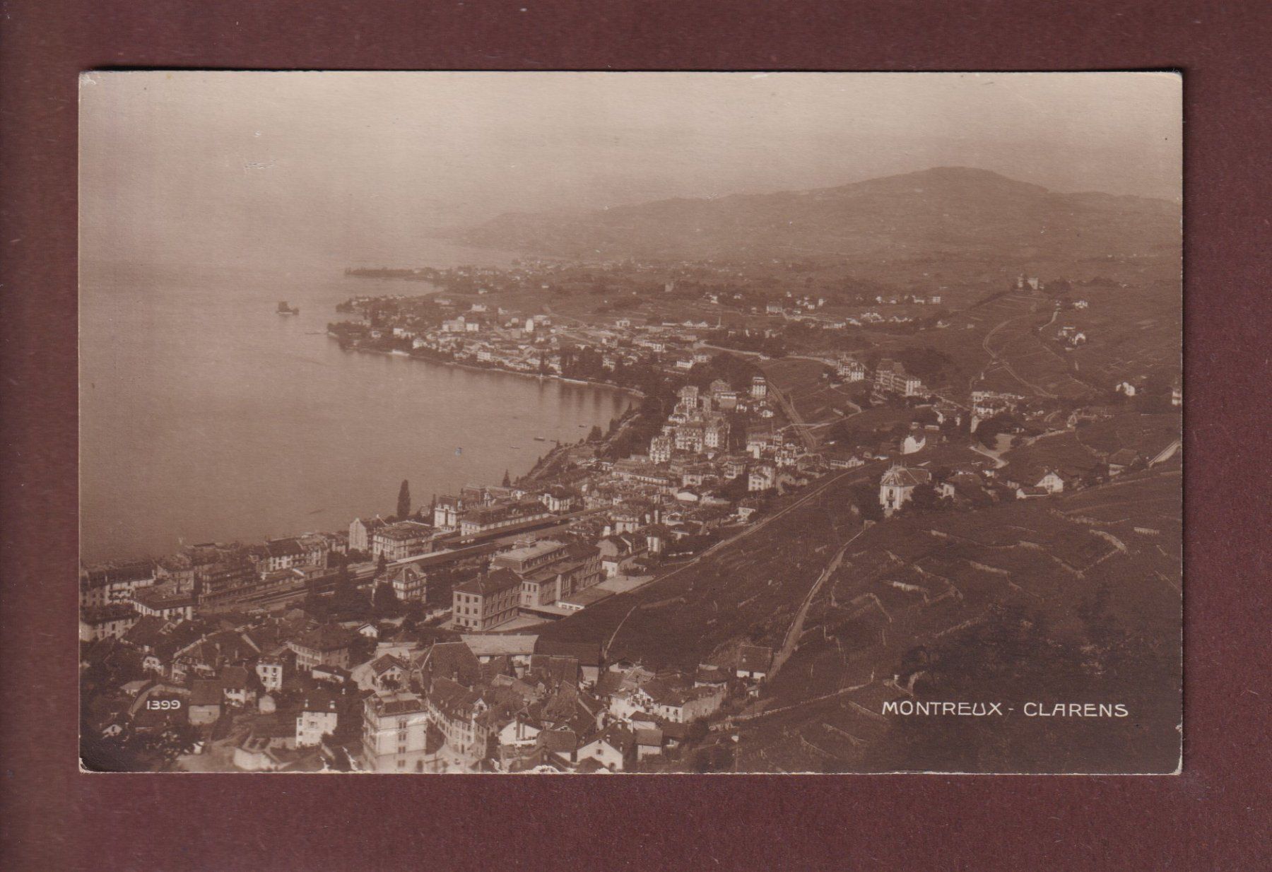 Ansichtskarten: MONTREUX - Clarens – Gebraucht aus Pully von nicecards