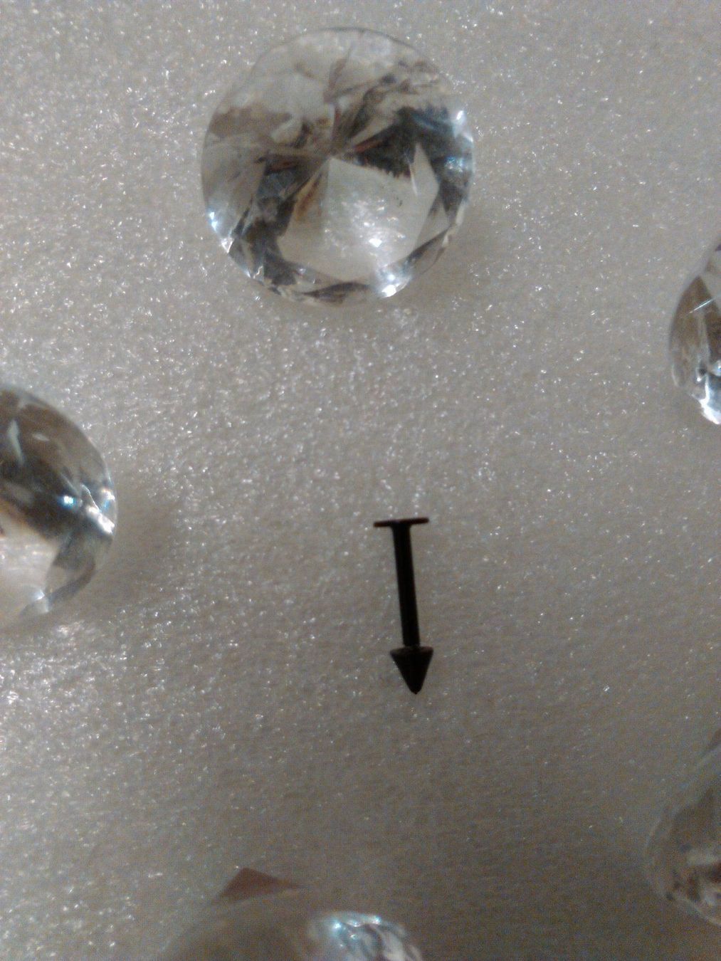 Piercingschmuck: EDELSTHAL LIPPENPIERCING;SCHWARZ FARBE – Neu (gemäss Beschreibung) aus Basel von bijoutrie_4