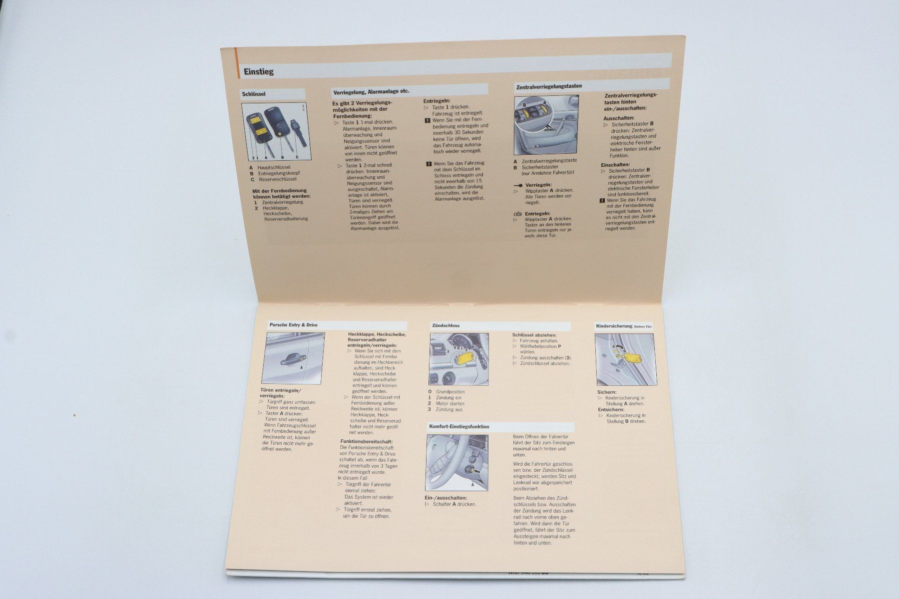 Porsche Documenti: Porsche Cayenne Direkteinstieg Kurzanleitung 2002 – Usato da Bühl b.Aarberg venduto da Collectorpassions 2
