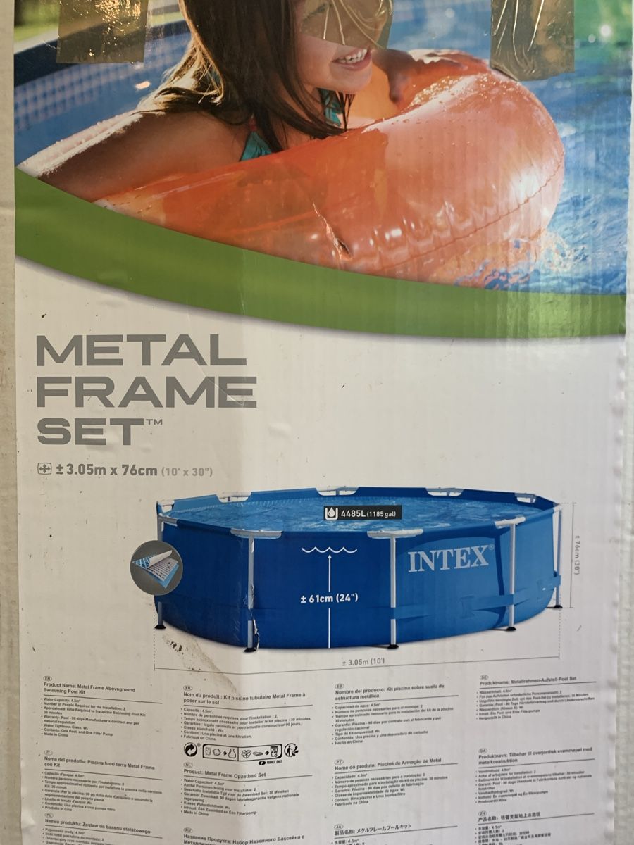 Piscine: Intex Pool Frame Set, 305 x 76cm - Badespass pur! – Usato da Schwanden GL venduto da Cicala 8