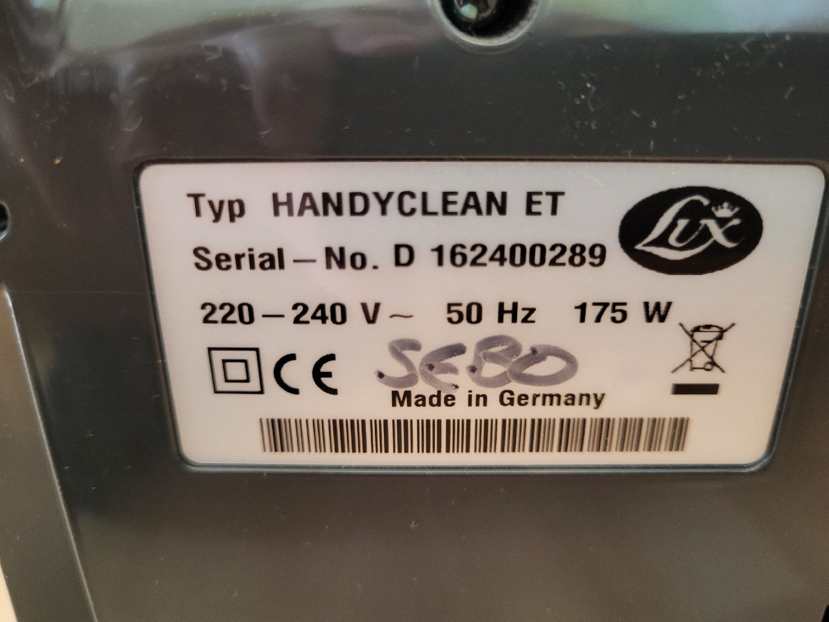 Lux Aspirateurs & Accessoires: Lux Handyclean ET Vacuum Cleaner Used – D'occasion à Zürich par tzhbuanb 2