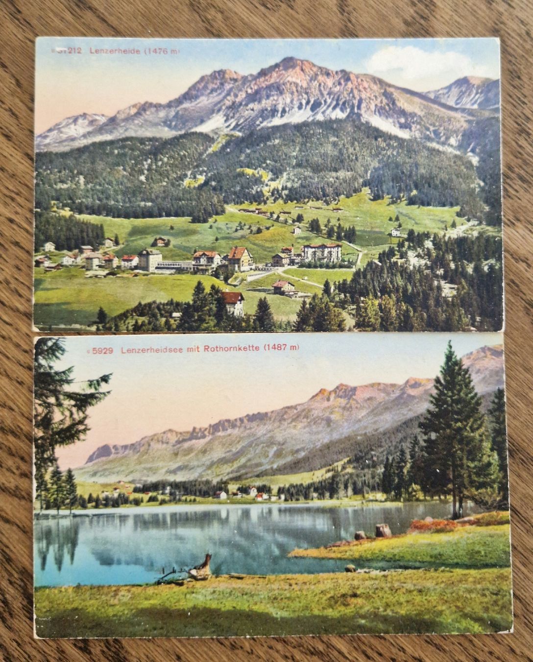 Ansichtskarten: 2 AK Lenzerheide – Gebraucht aus Ebikon von Donar50