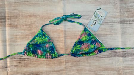 Triangel Bikini Top - M - Tropical