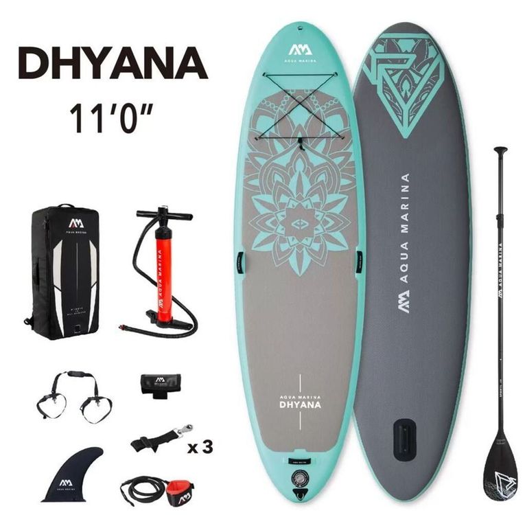 Stand Up Paddle Aqua Marina Yoga iSUP Dhyana (Türkis, 336cm Kaufen