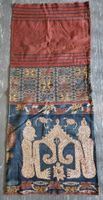 Sehr altes Sumba Muschel & Ikat Tuch 135x60cm Indonesien