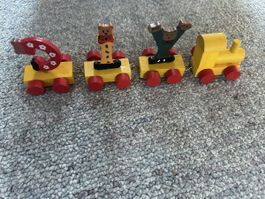 Buchstaben Zug / Kinderspielzeug aus früheren Zeiten
