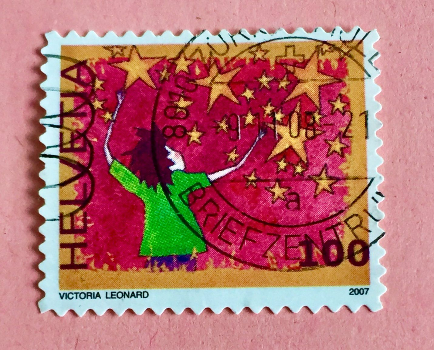 Tutti i francobolli: Nr.1244 mit Stempel Lasst Liebe sprechen 2007    – Usato da Aarau venduto da Billa007