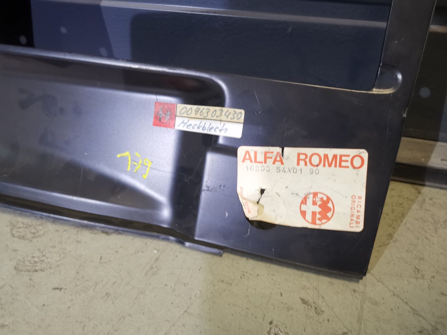 Alfa Romeo Tutti pezzi di ricambio auto: Alfa 90 Heckblech oben – Nuovo (secondo la descrizione) da Thalwil venduto da Joker690 3