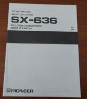 Pioneer SX-636 Bedienungsanleitung, 1974-1976