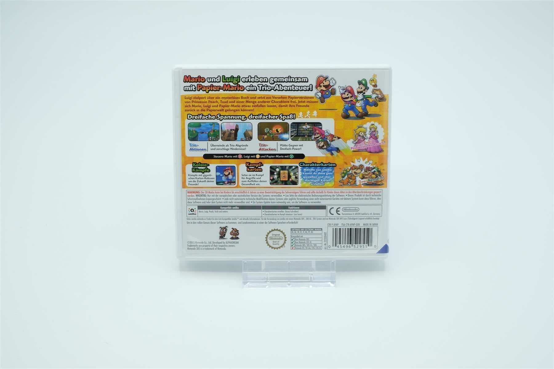 Nintendo Giochi: Nintendo 3DS Mario&Luigi Paper Jam Bros – Usato da Chur venduto da mojobox 3