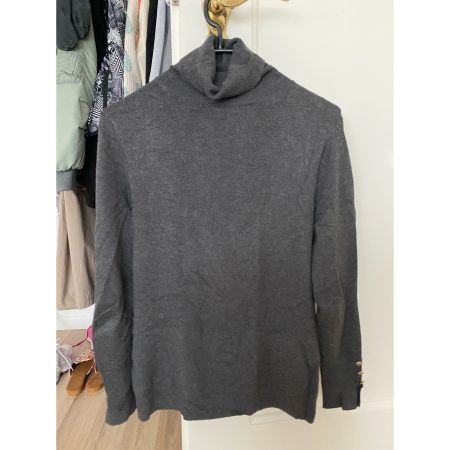 Grauer Rollkragenpullover von Zara in Grösse M
