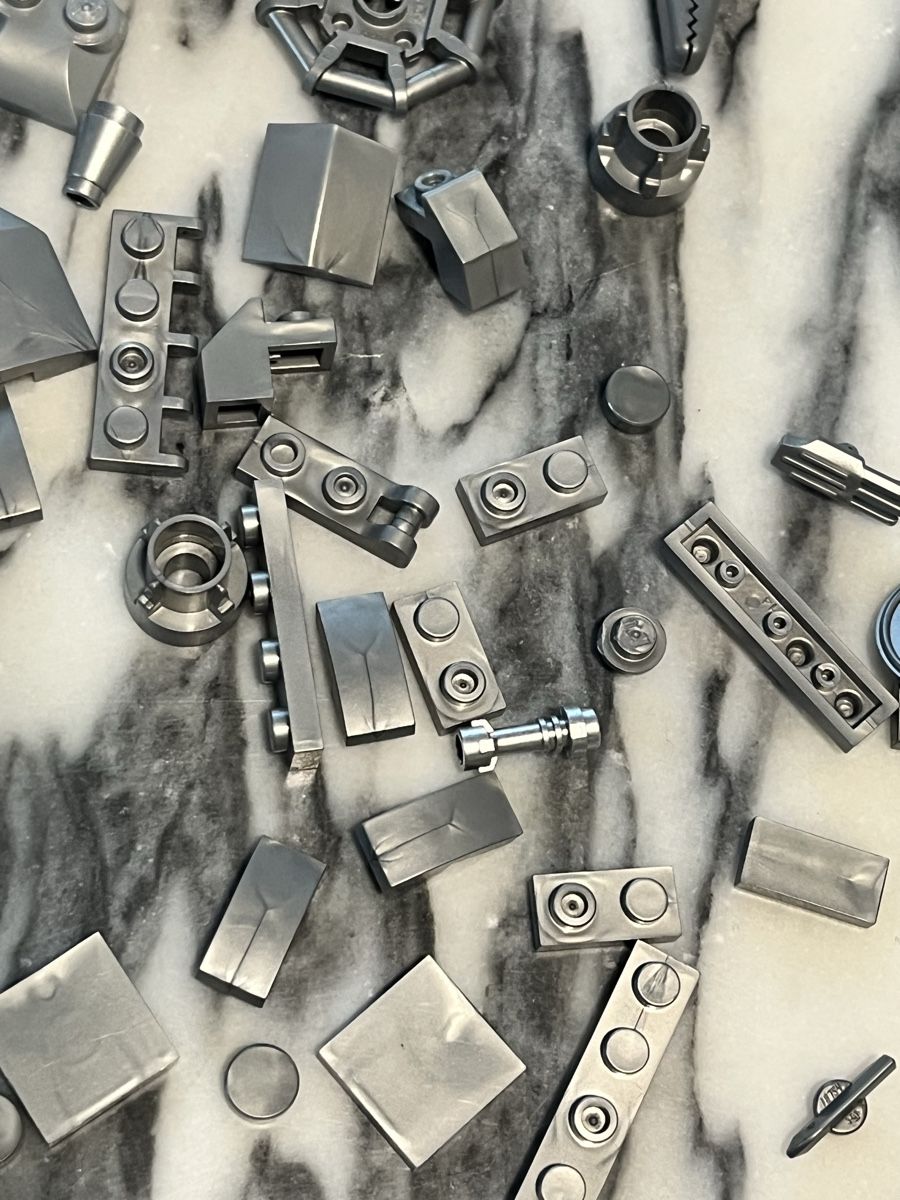Lego Kit di costruzioni: Lego Bausteine silber – Usato da Reutigen venduto da treu3006 4