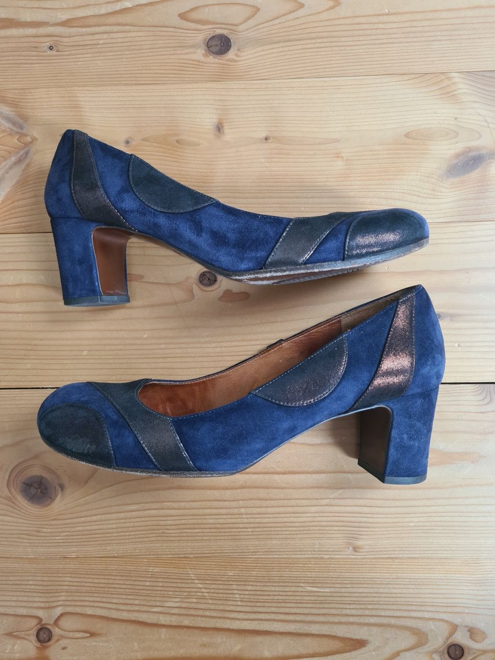 Chie Mihara Scarpe da donna: Chie Mihara pumps in blue & gold – Usato da Zürich venduto da mar_h988 3