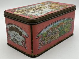 Antike Blechdose, Zuckerdose Keksdose 25x14x11.5cm