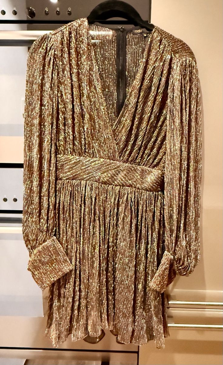 Maje Vestiti: Maje Kleid Gold  – Nuovo (secondo la descrizione) da Fällanden venduto da Pilli91 2