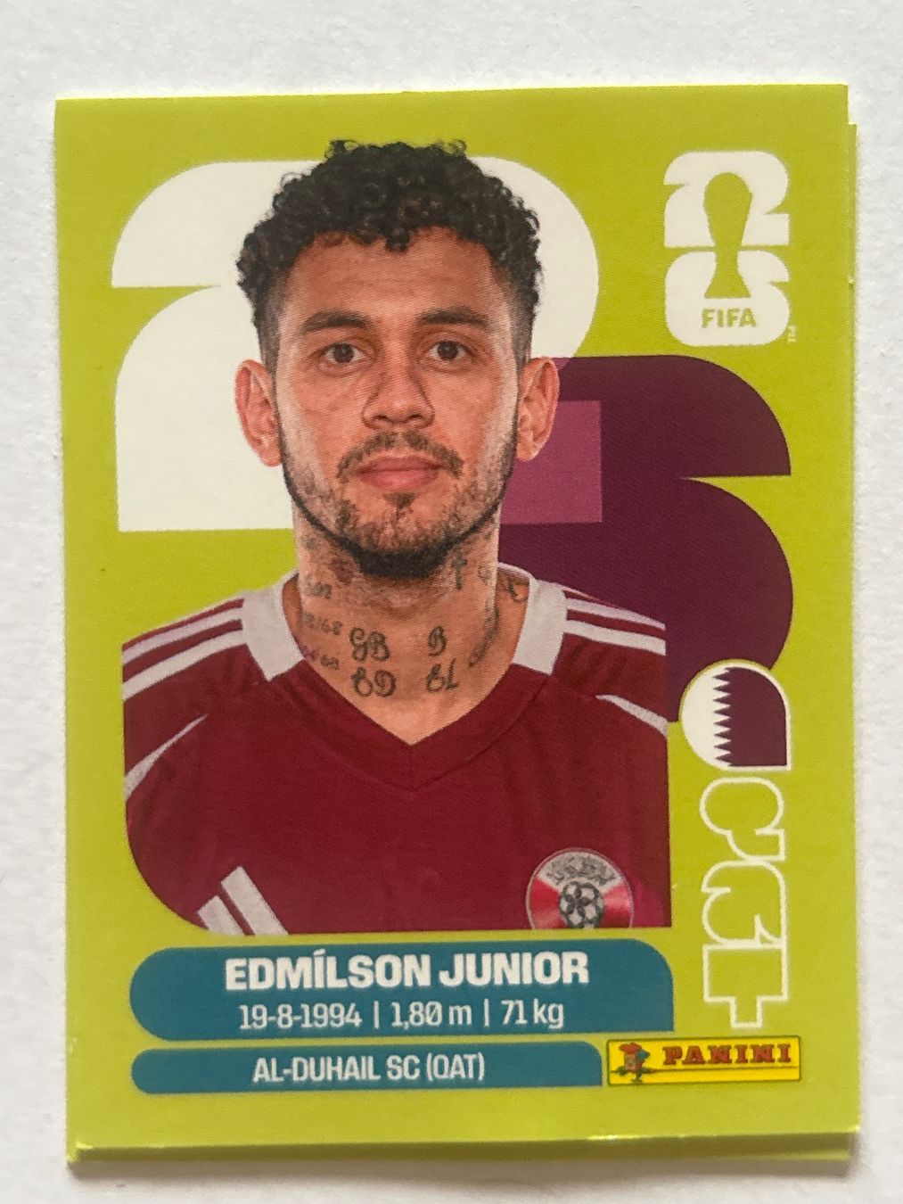 Panini Sammelbilder & Trading cards: Panini WM 2026 Sticker - Edmilson Junior QAT 17 – Neu (gemäss Beschreibung) aus Troistorrents von sim_d75d