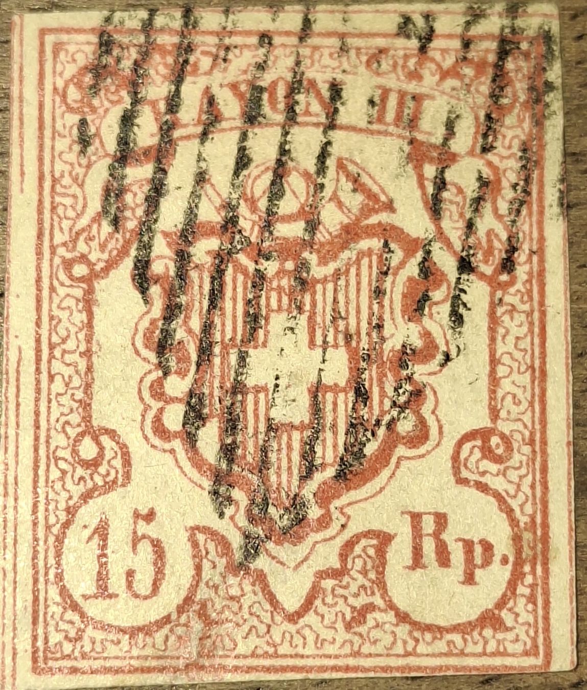Tutti i francobolli: Rayon Nr. 20 Typ 3 UM - II Kat. 200 - – Usato da Balgach venduto da SIMEON27