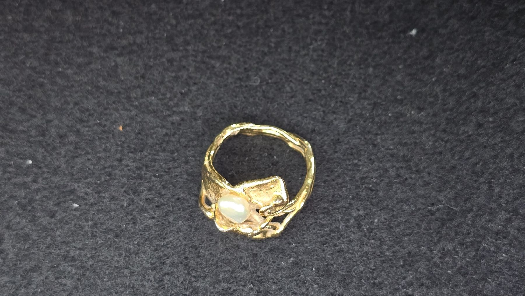 Ringe: Bague or et argent 0.925 vermeil perle – Gebraucht aus Cressier NE von Oldwatch94 7