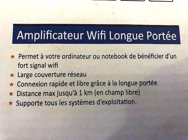 Amplificatori: Amplificateur Wi-Fi – Usato da Le Grand-Saconnex venduto da aru_jl2c 2