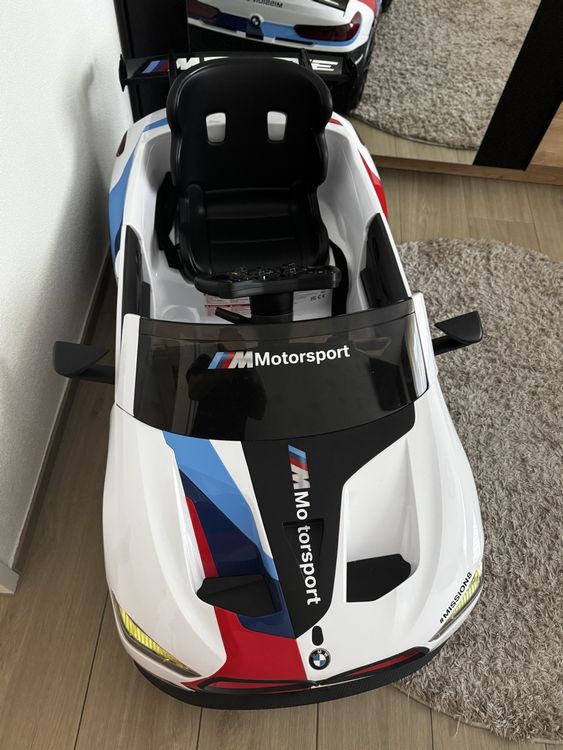 BMW Kinderauto Elektroauto M8 GTE weiss (Neu (gemäss Beschreibung)) in ...