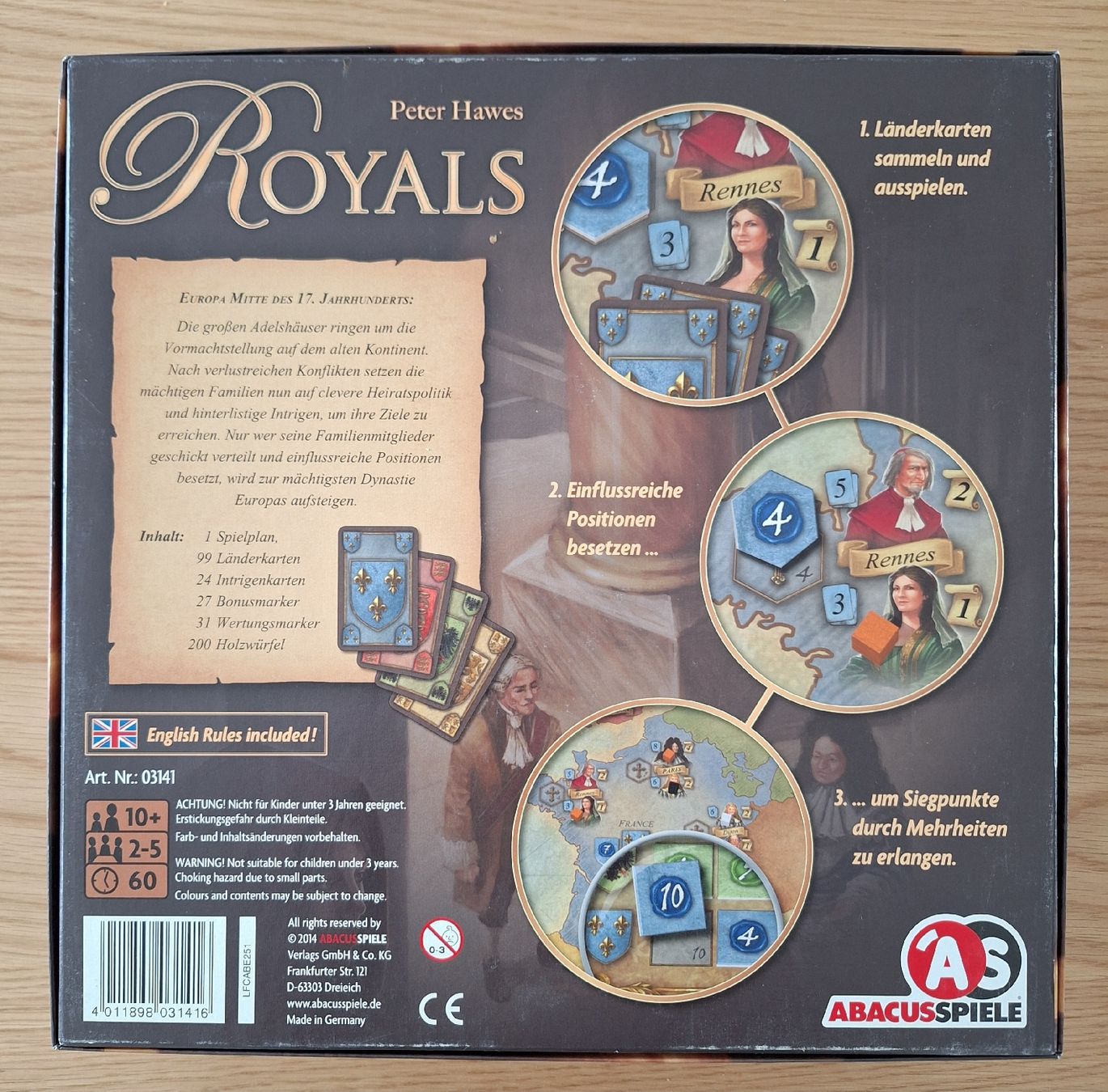Giochi: Brettspiel ROYALS – Usato da Basel venduto da Robsai 1