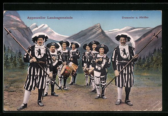 Cartoline postali: Appenzell, Appenzeller Landesgemeinde, T – Usato da Berlin venduto da bartko-reher