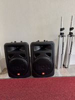 2 x JBL EON15 (G2) Aktivboxen 400 Watt mit ULTIMATE Ständern