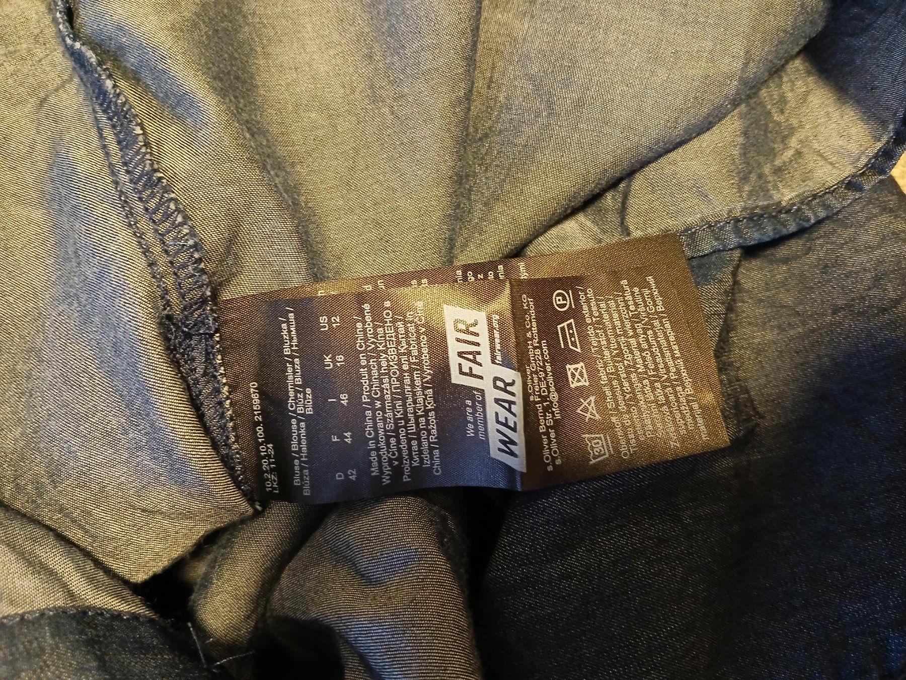S.Oliver Camicette: Bluse blau sOliver Gr 42 L bis XL – Nuovo (secondo la descrizione) da Zürich venduto da ast_8nph 8