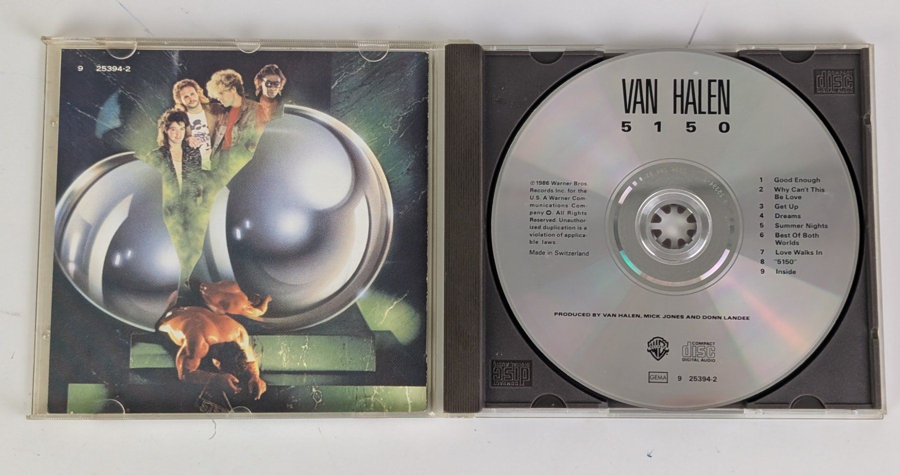 CD: Van Halen - 5150 - CD - Top – Usato da Zürich venduto da 1.Simon 2